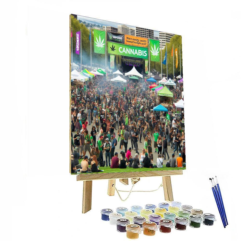 Hempfest Paint By Numbers Art
