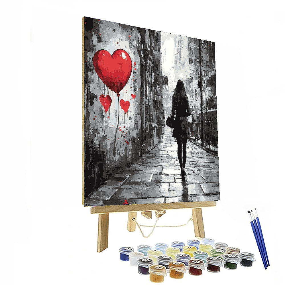 Banksy Inspired Urban Graffiti Fusion  Paint By Numbers