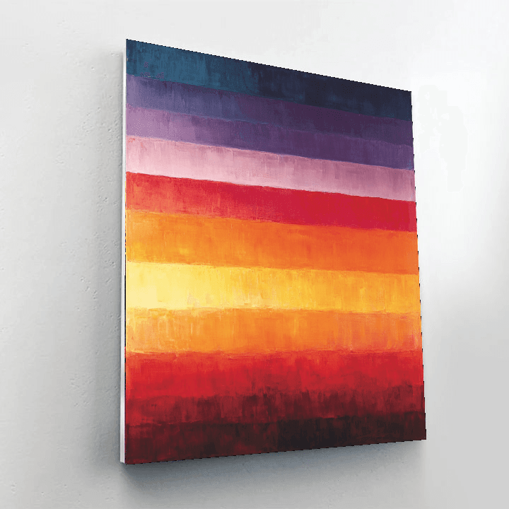 Mark Rothko Inspired Rothko's Sunset Embrace - DIY Painting By Numbers Kit