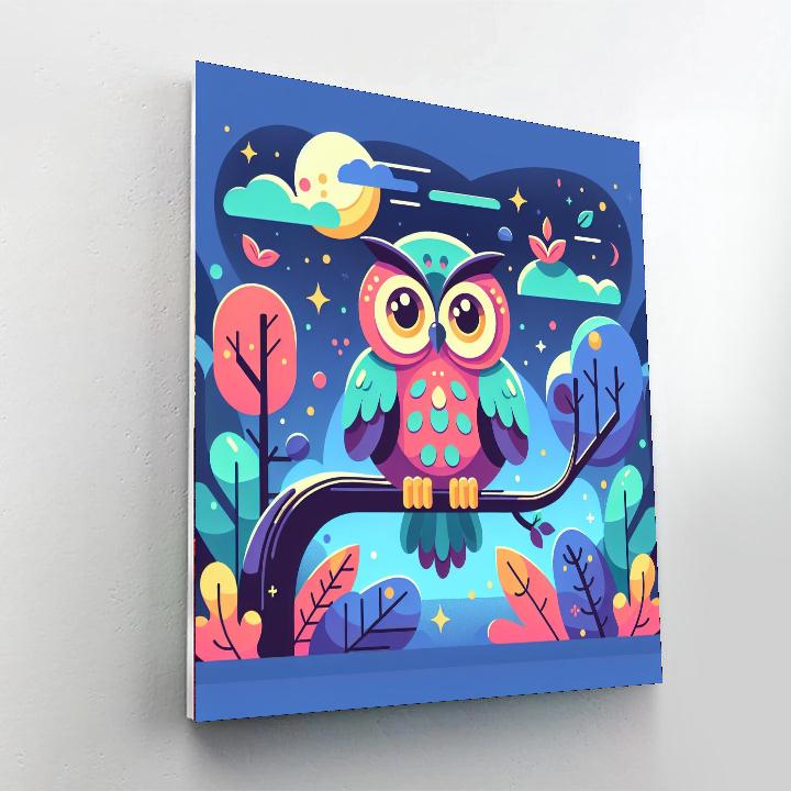 Wondrous Owl Numbered Painting Kits