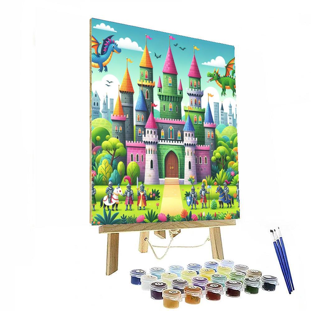 The Enchanted Castle Adventure DIY Paint By Numbers