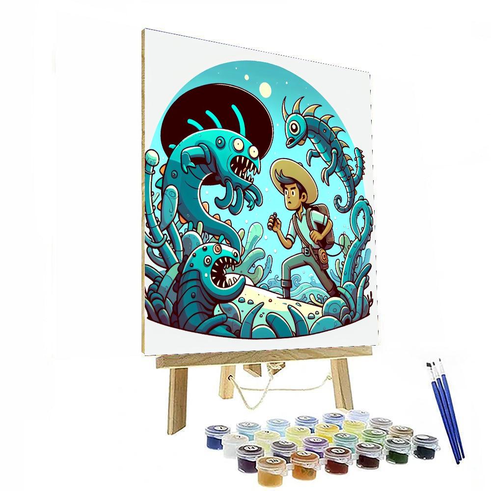 Mystic Underwater Journey Painting Number Kit