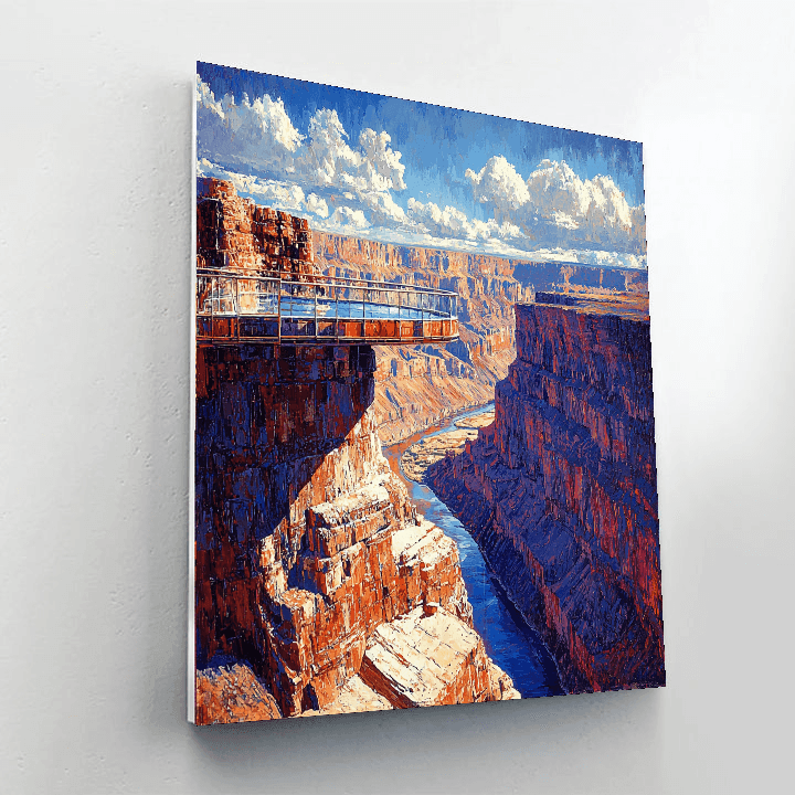Grand Canyon Skywalk - Usa Painting By Numbers Kit