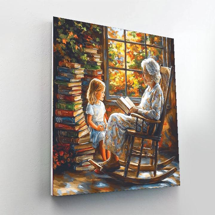 Whisper Of Generational Wisdom Number Painting