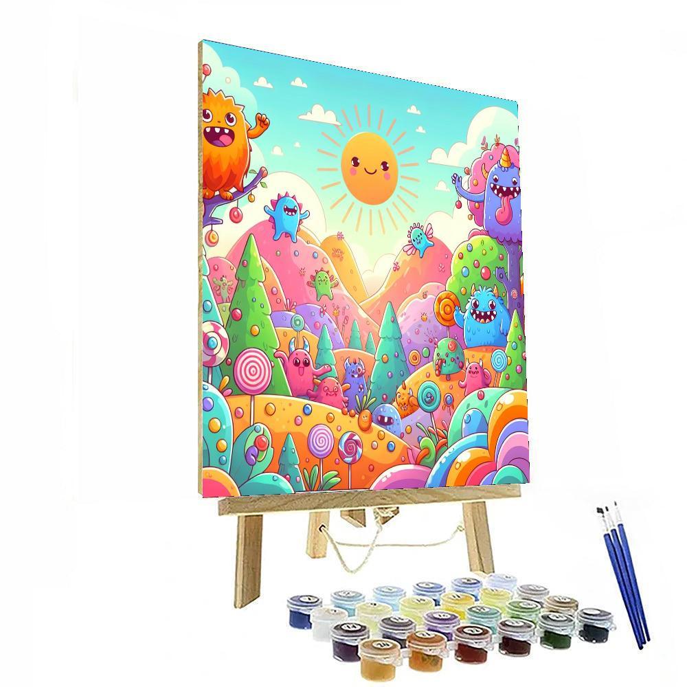 Epic Monster Adventure Paint By Color