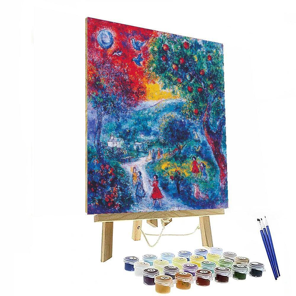Marc Chagall Inspired Whimsical Friends  Paint By Numbers