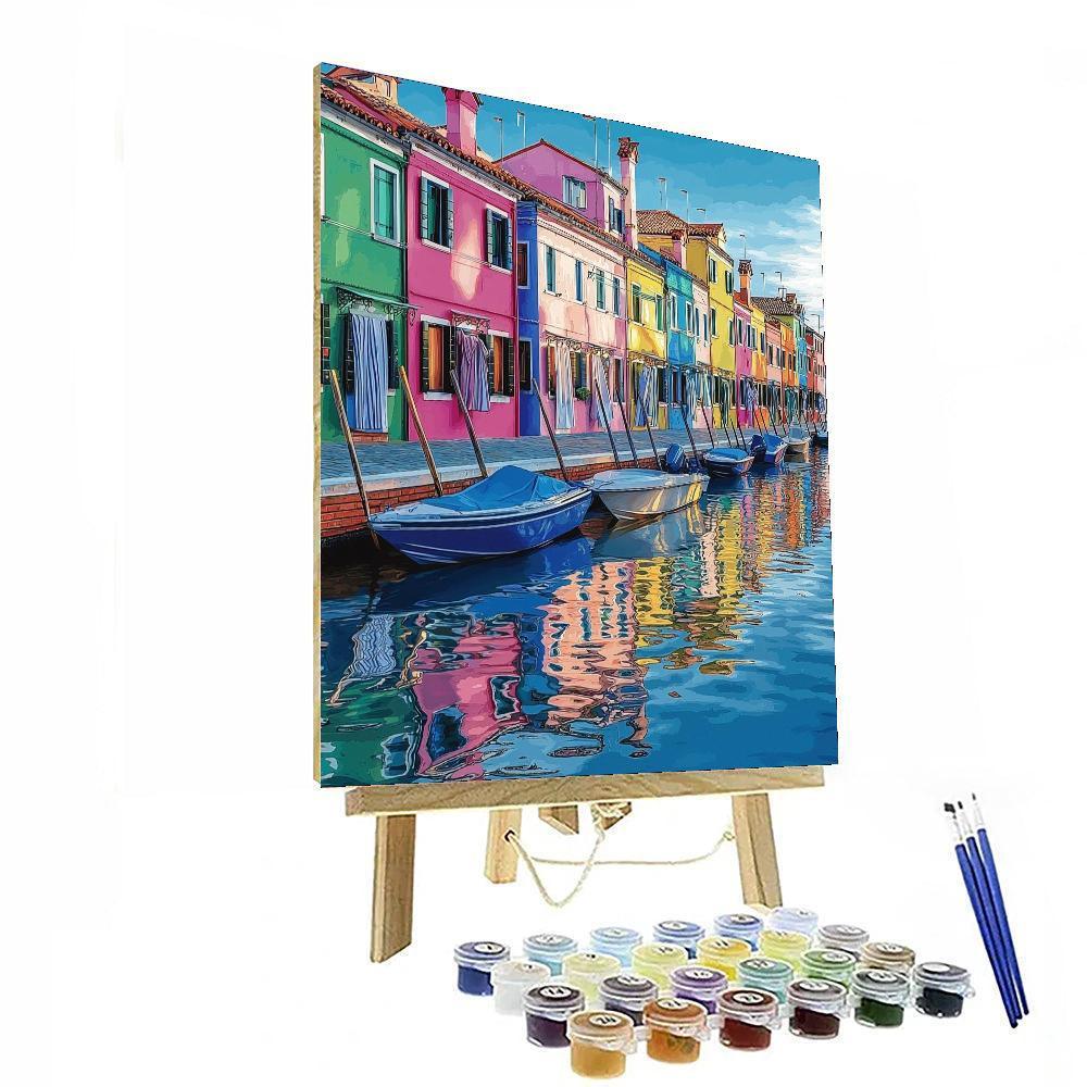 Burano Island - Venice Numbered Painting Kits