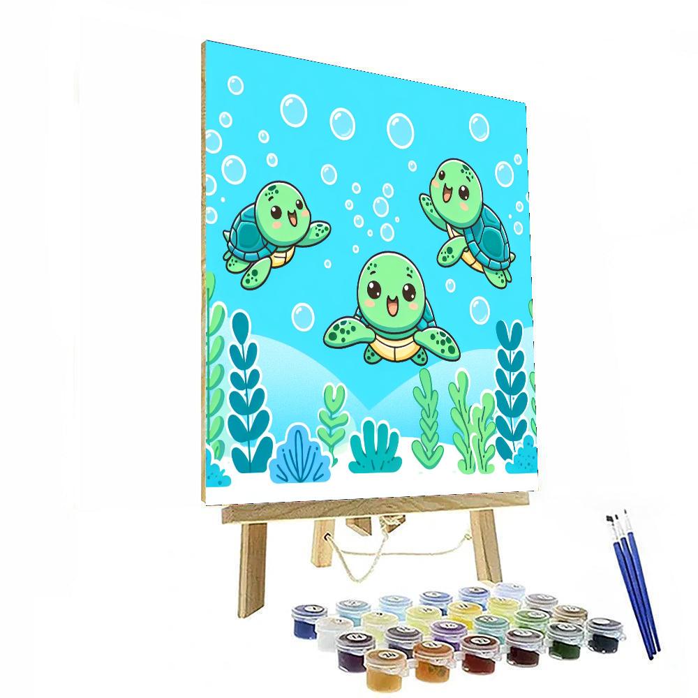Exploring Turtles Number Painting