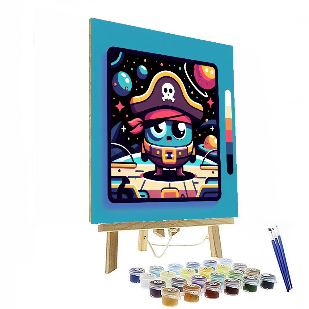Galactic Pirate Quest Paint By Numbers Kits