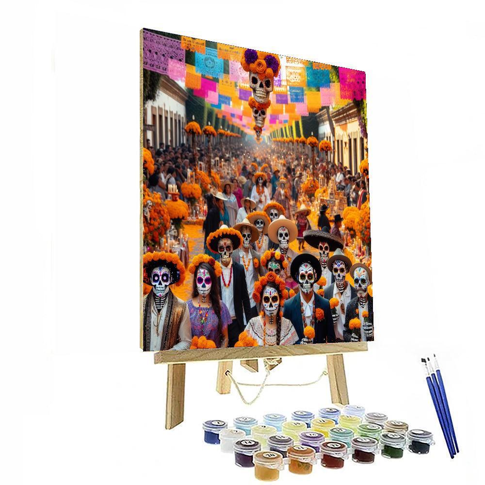 Oaxaca Day Of The Dead Paint By Numbers Kits