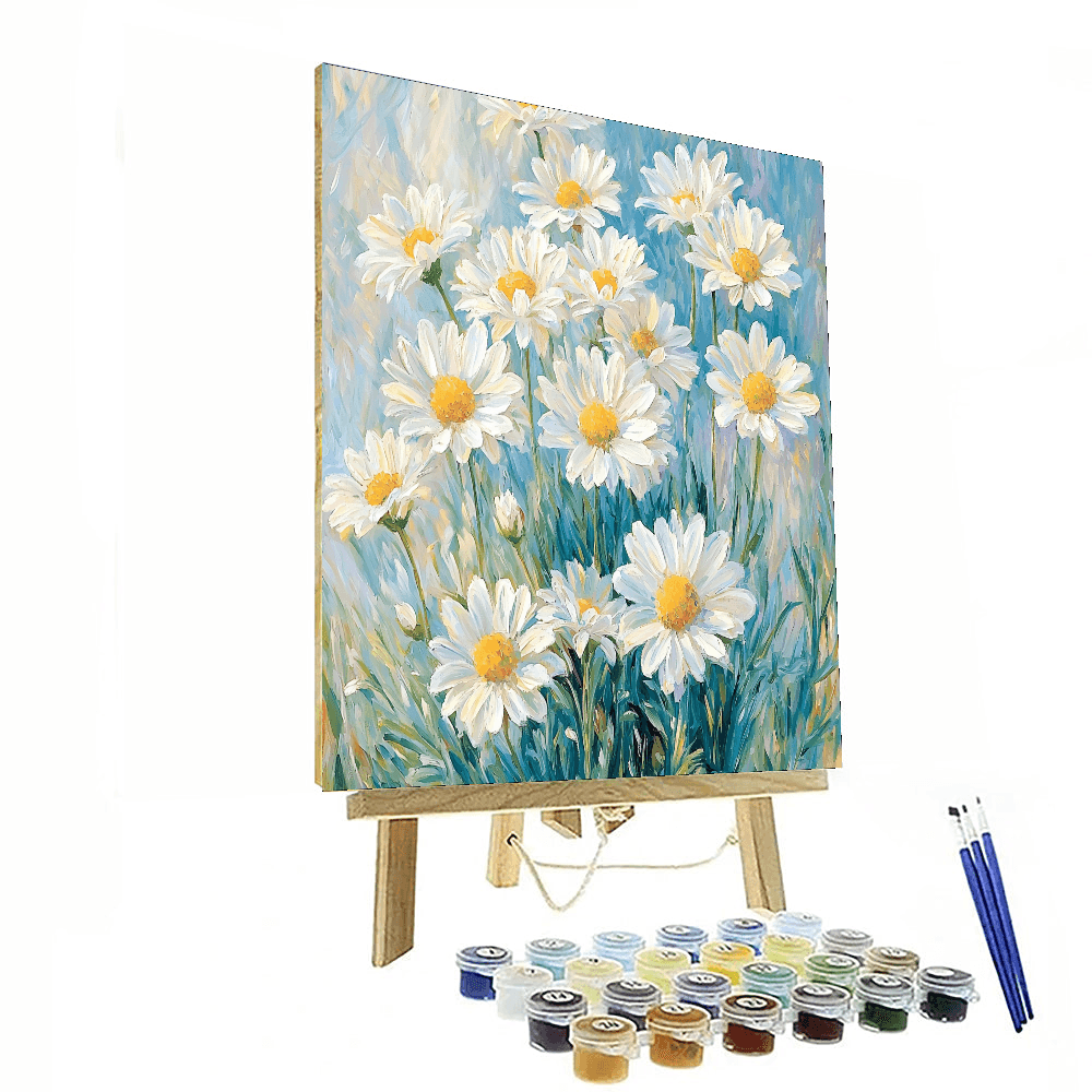 Pierre-Auguste Renoir Inspired Dreamy Daisies  Paint By Numbers Art