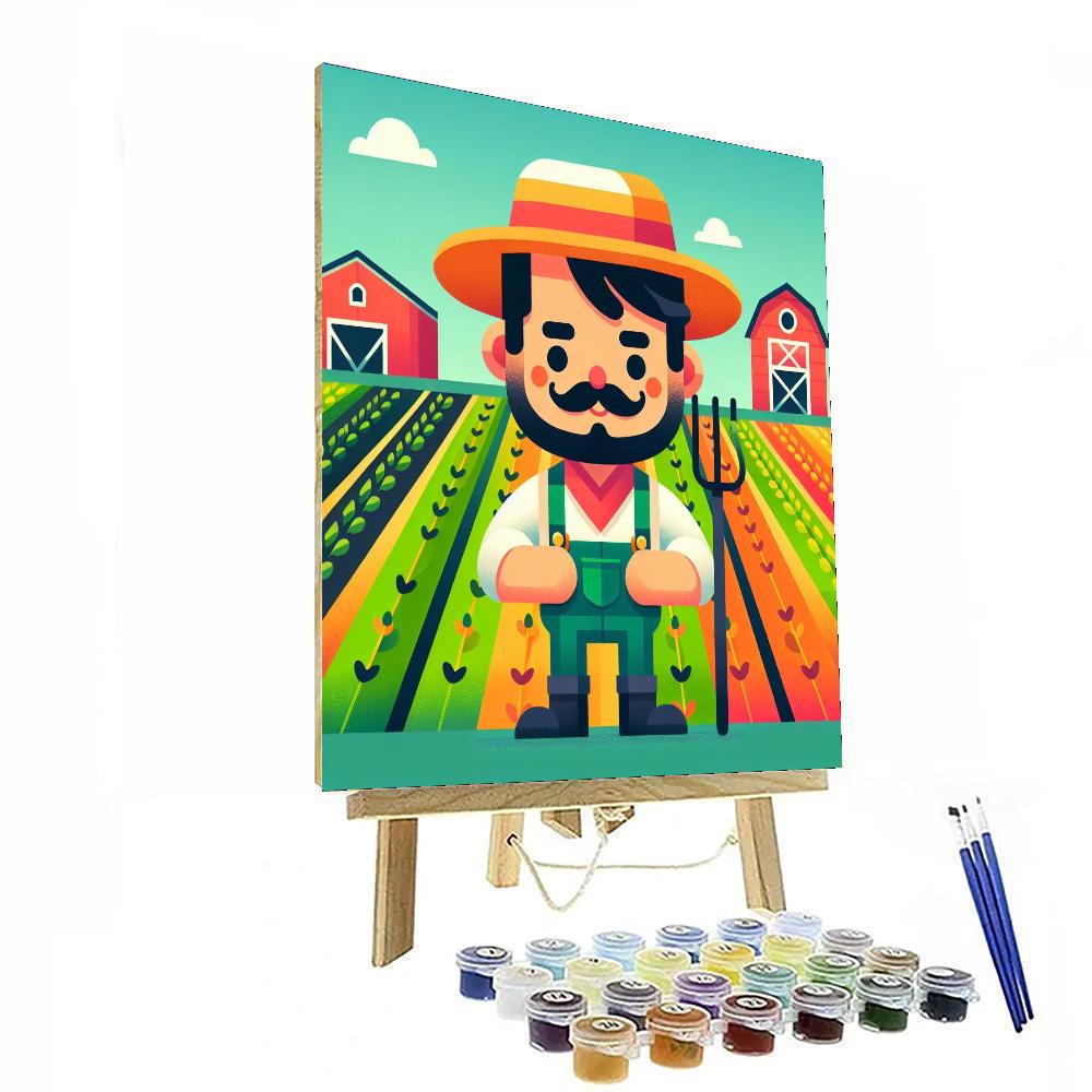 Friendly Farmer Numbered Painting Kits