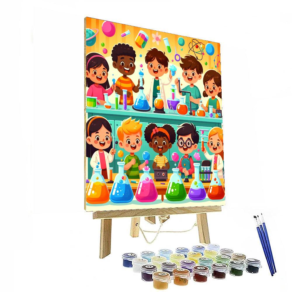 Super Science Adventure Painting Number Kit