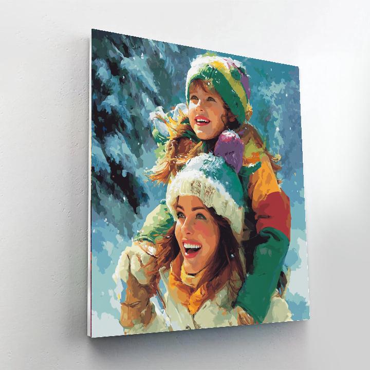 A Cozy Winter's Day Paint By Number