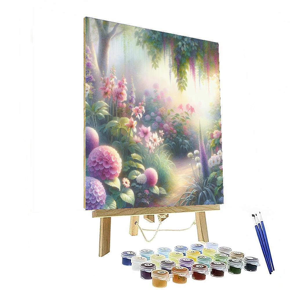 Mystic Garden Blooms Numbered Painting Kits