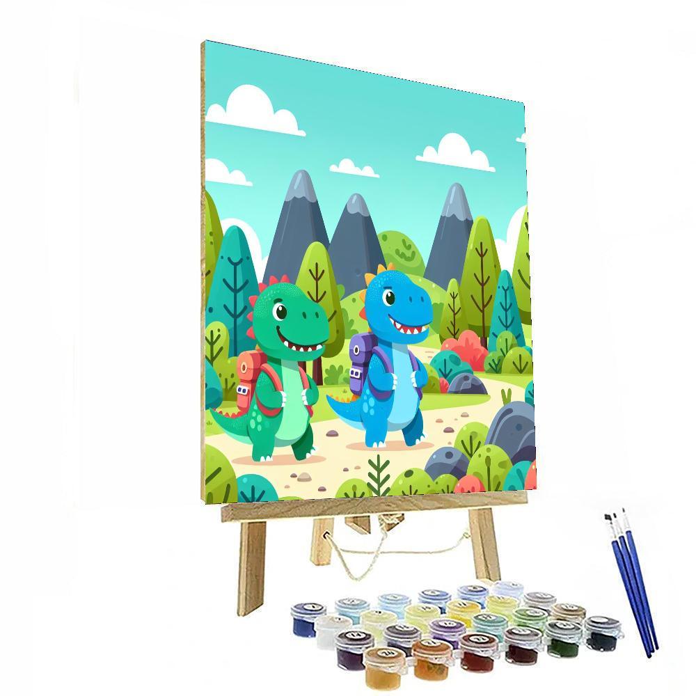 Dino Explorer Club Numbered Painting Kits