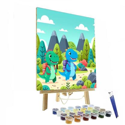 Dino Explorer Club Numbered Painting Kits