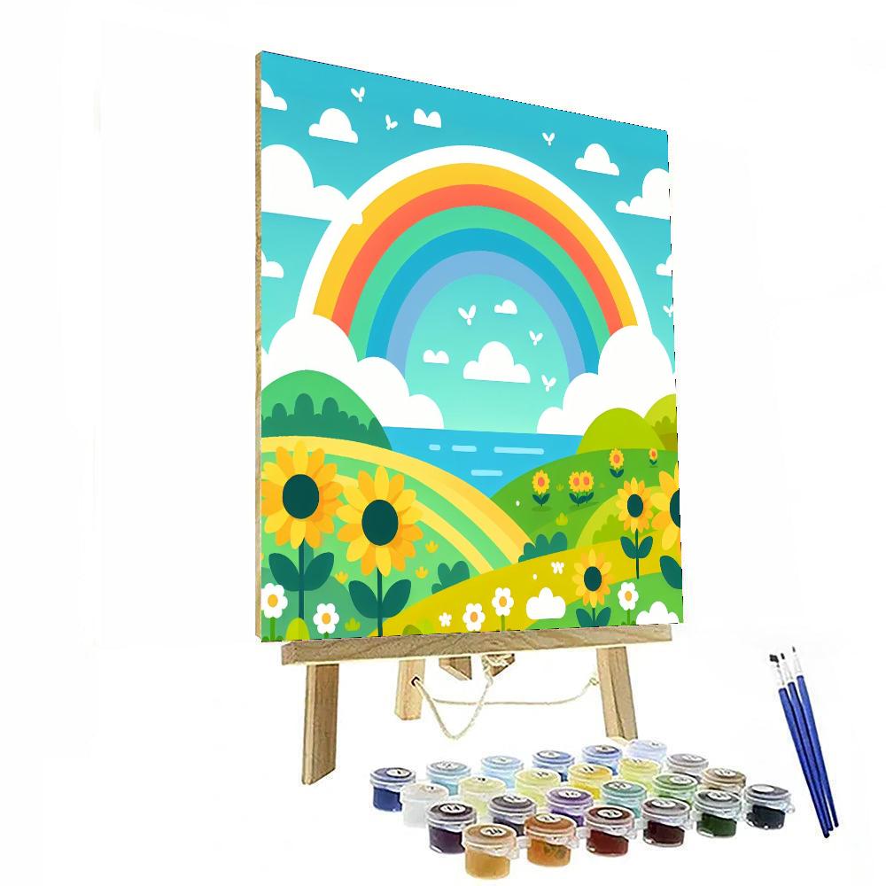 Rainbow Connection Number Painting