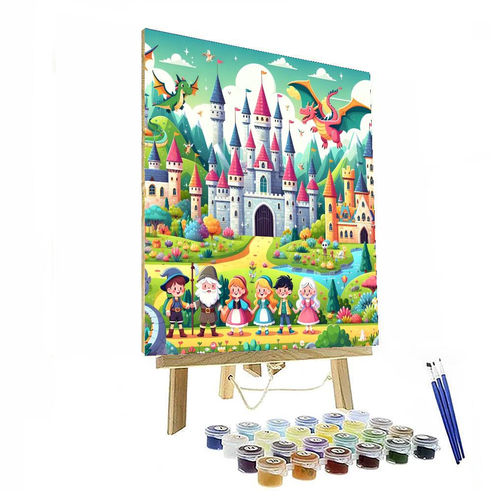 Charming Fairytale Quest Painting By Numbers Kit