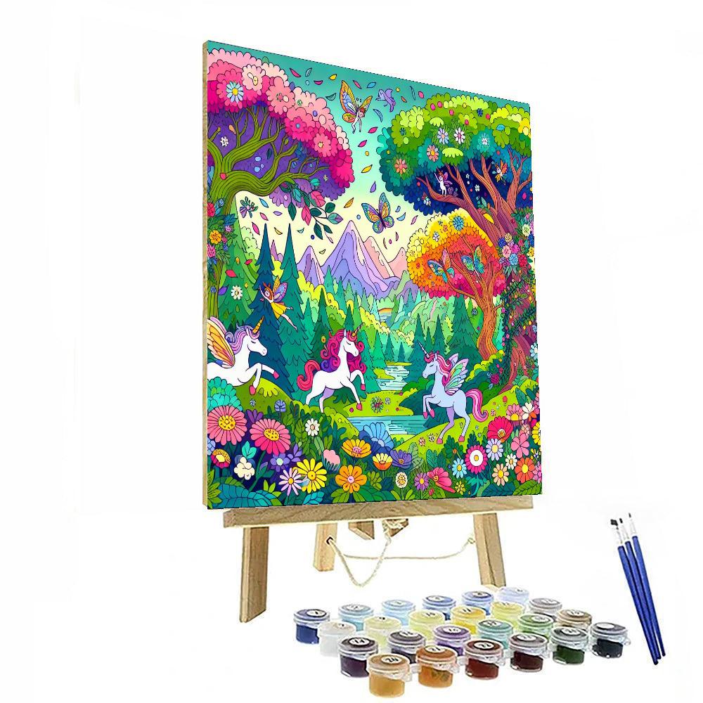 Fantasy Forests Painting Number Kit