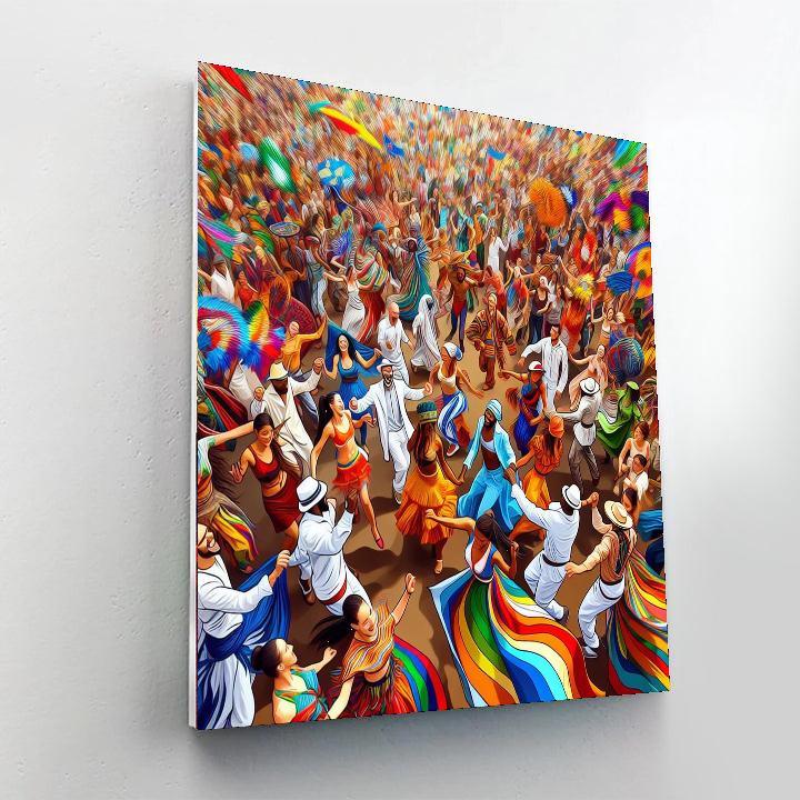 Cultural Festival Delight DIY Paint By Numbers