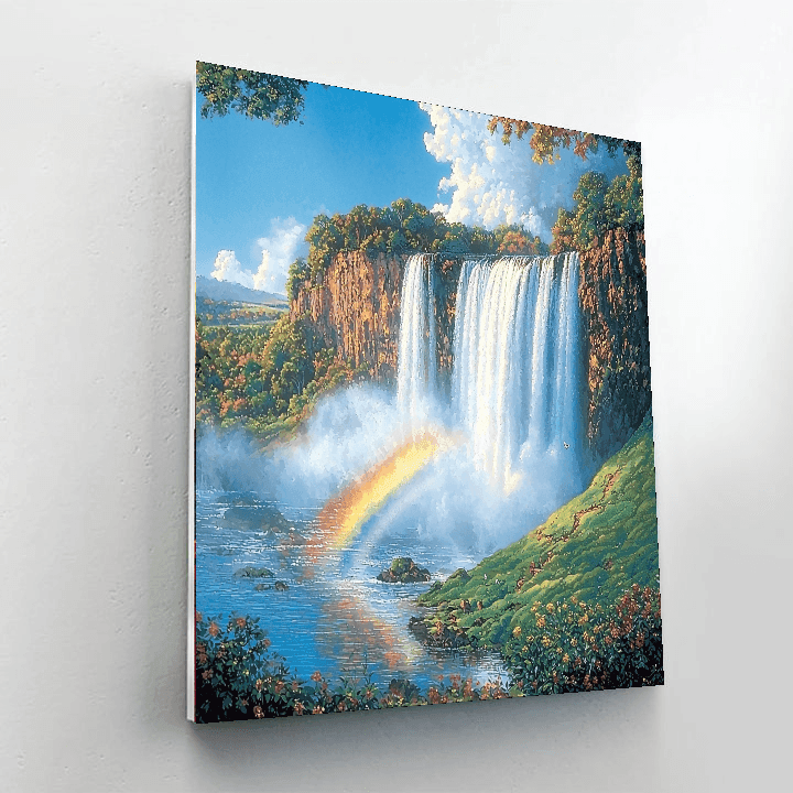 Victoria Falls - Zambia/zimbabwe Painting By Numbers Kit