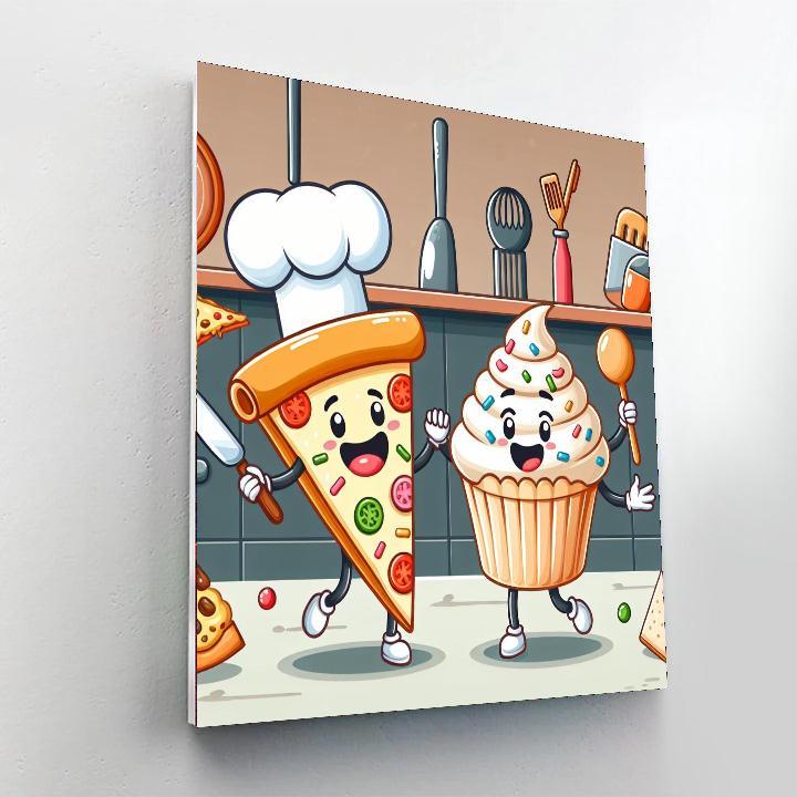 Fantastic Food Fiesta Painting Number Kit