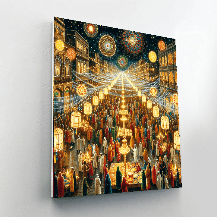 Diwali Festival Of Lights - Leicester, Uk Paint By Number