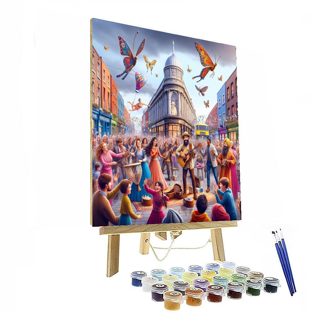 Busker Festival - Dublin Numbered Painting Kits