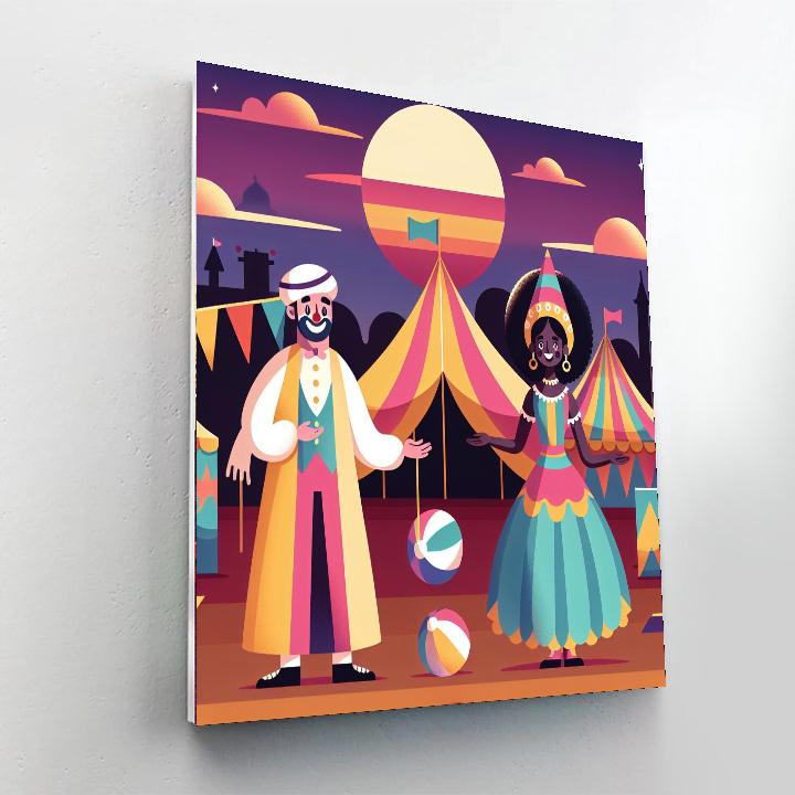 Circus Wonders At Dusk Paint By Numbers Art