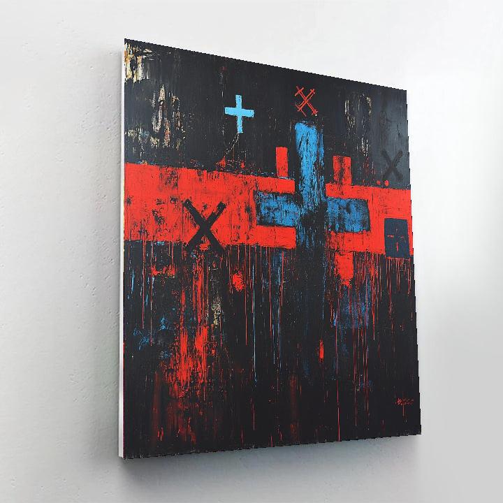 Jean-Michel Basquiat Inspired Societal Reflections  Paint By Numbers Kits