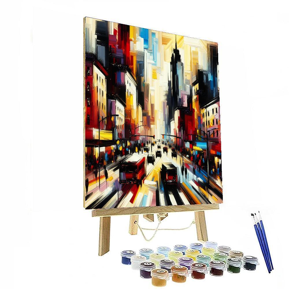 Bold Urban Abstract Paint By Number