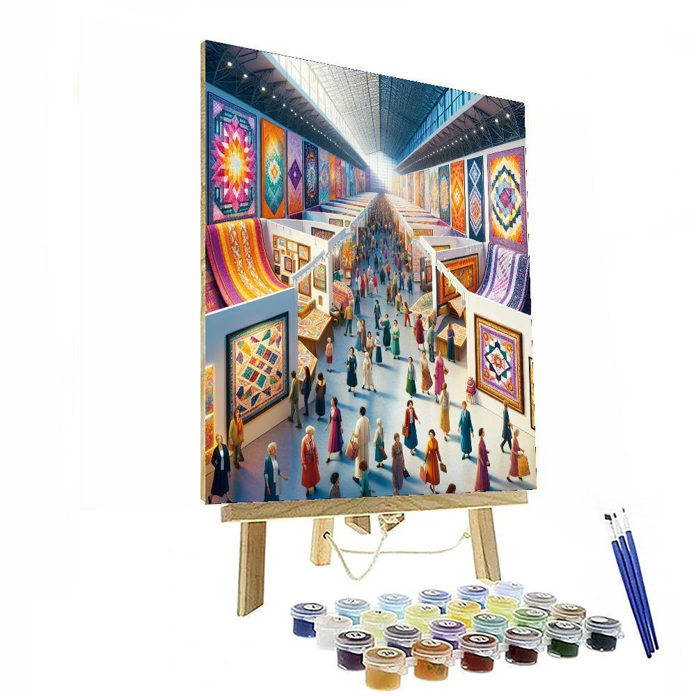 Festival Of Quilts - England Painting By Numbers Kit