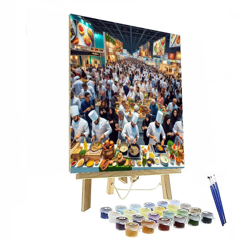 Gulfood Festival - Uae Paint By Numbers Art