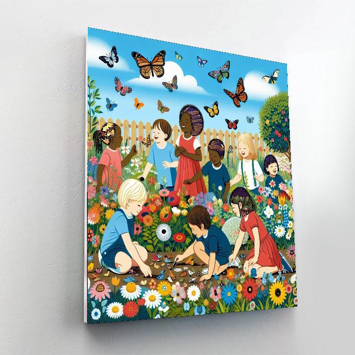 Garden Explorer's Quest DIY Paint By Numbers