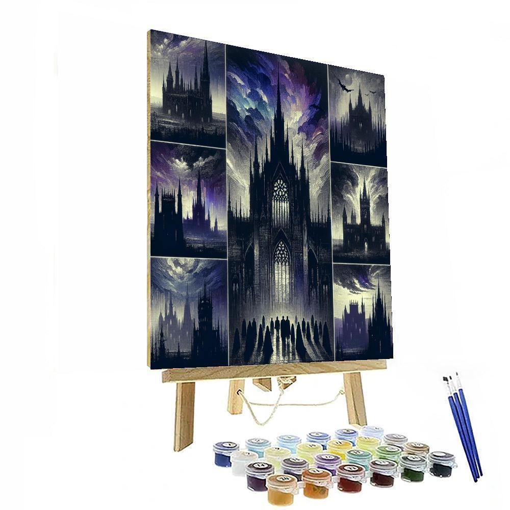 Gothic Romance Mystery Painting By Numbers Kit