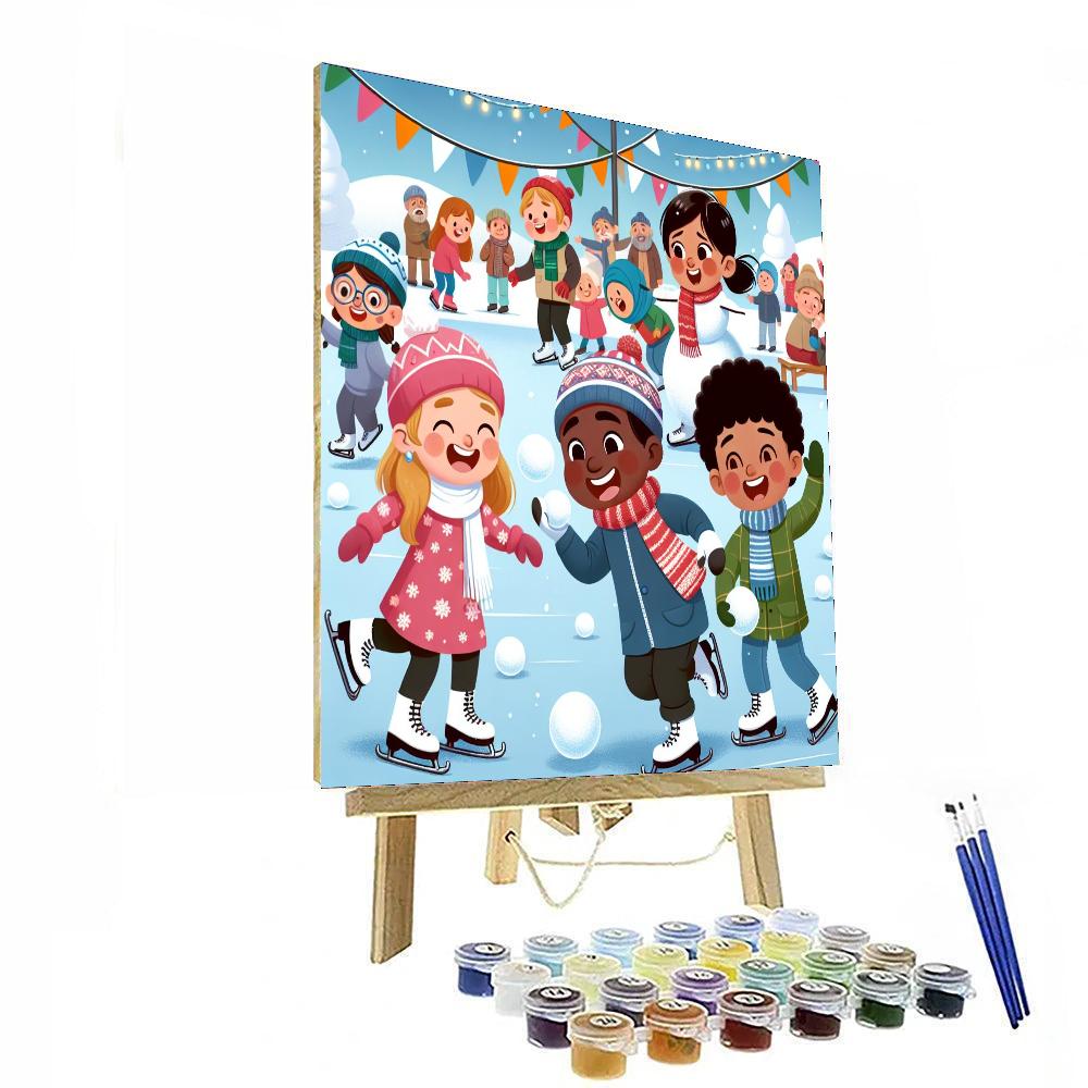Winter Carnival Delight Number Painting