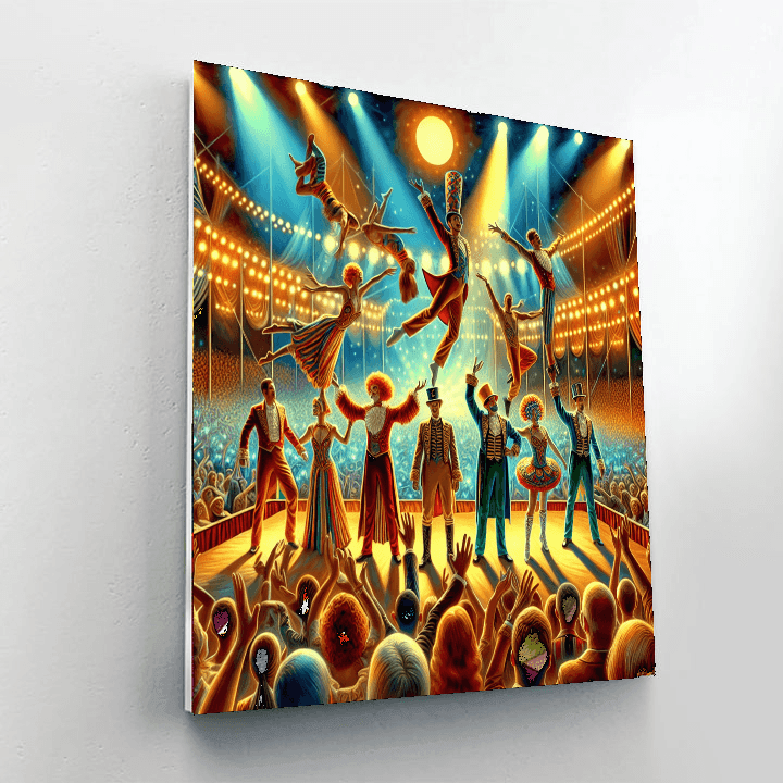 International Festival Of Circus Arts - Italy Numbered Painting Kits