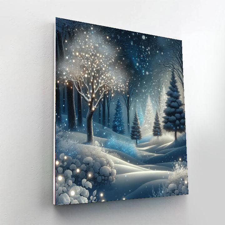 Twinkling Winter Wonderland Paint By Number