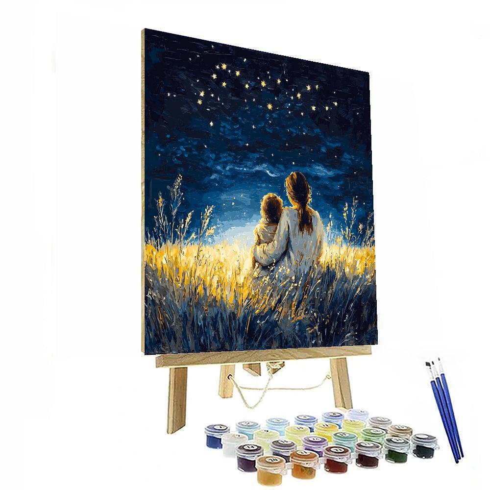 Cuddles Under The Stars Paint By Numbers