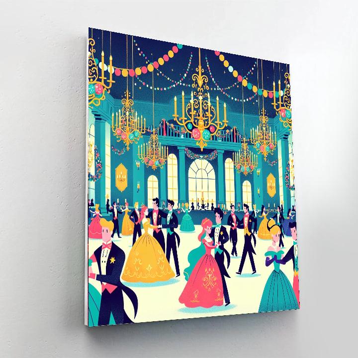 Royal Ball Festivity DIY Paint By Numbers