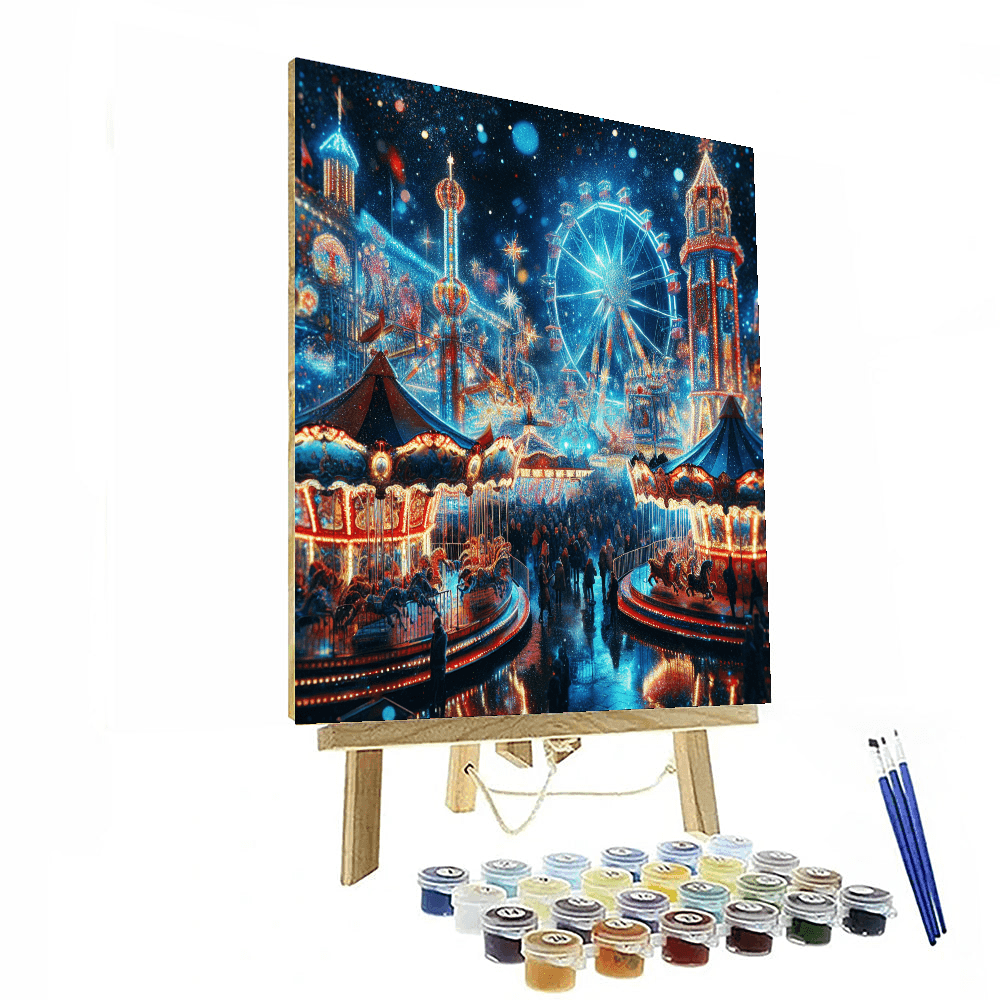 Dreamy Carnival Nights Number Painting