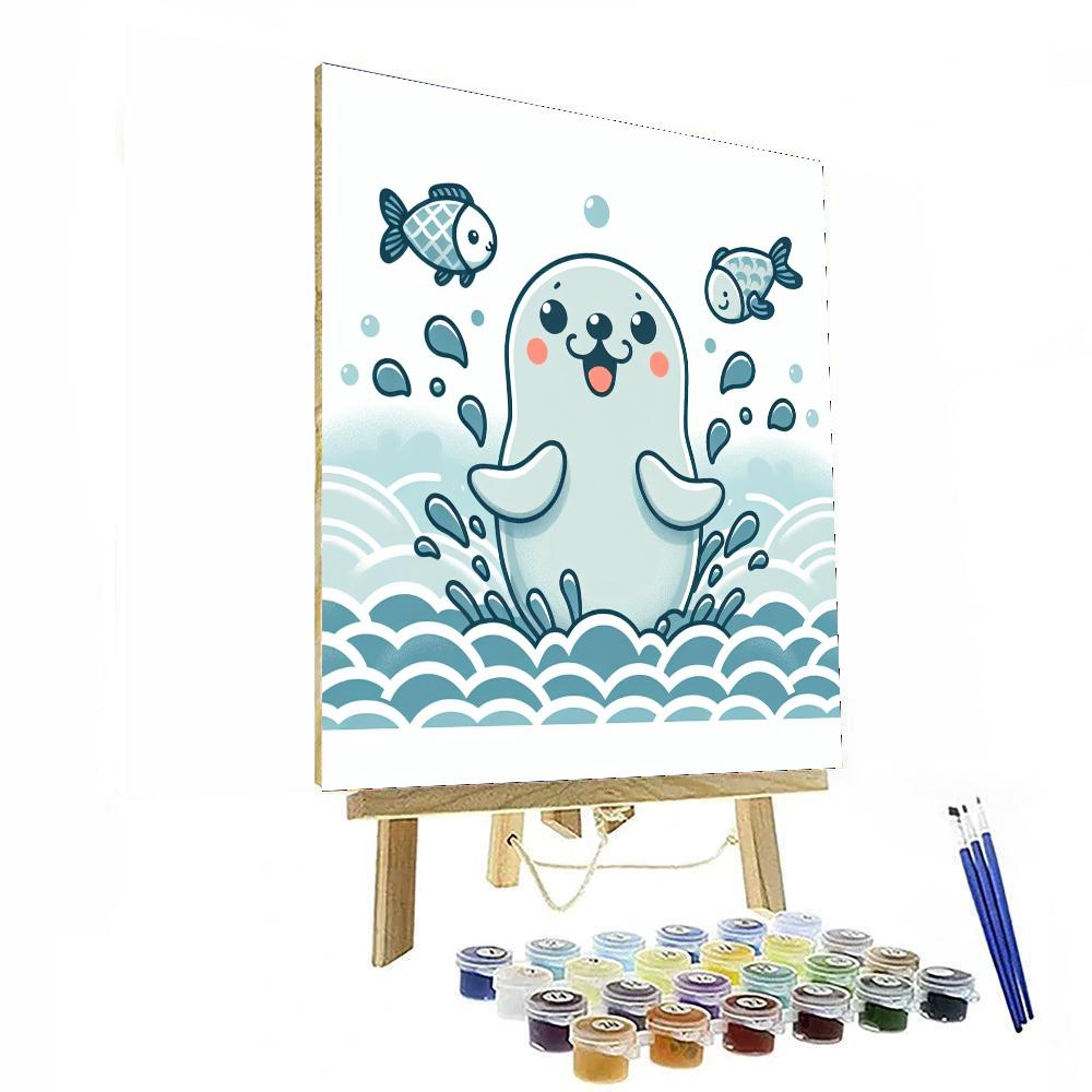 Bubbly Seal Numbered Painting Kits