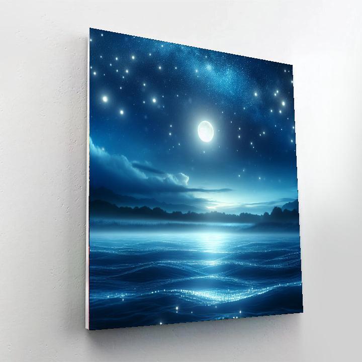 Dancing Stars And Moonlight Paint By Numbers