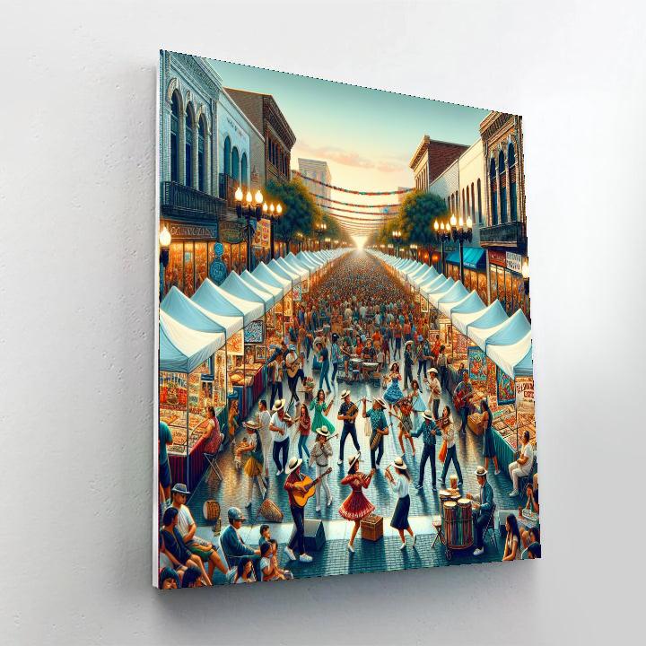 Bourbon Street Fest Painting Number Kit