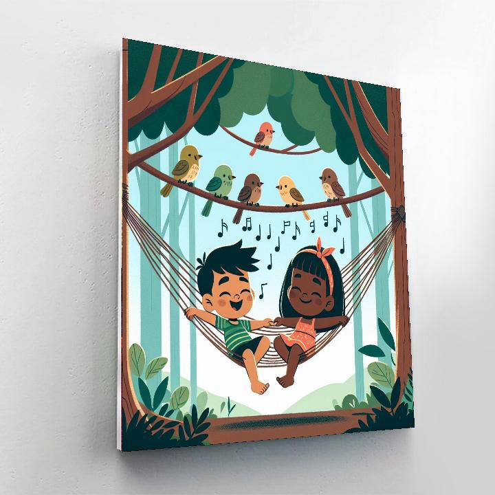 Chirping Canopy Retreat Numbered Painting Kits