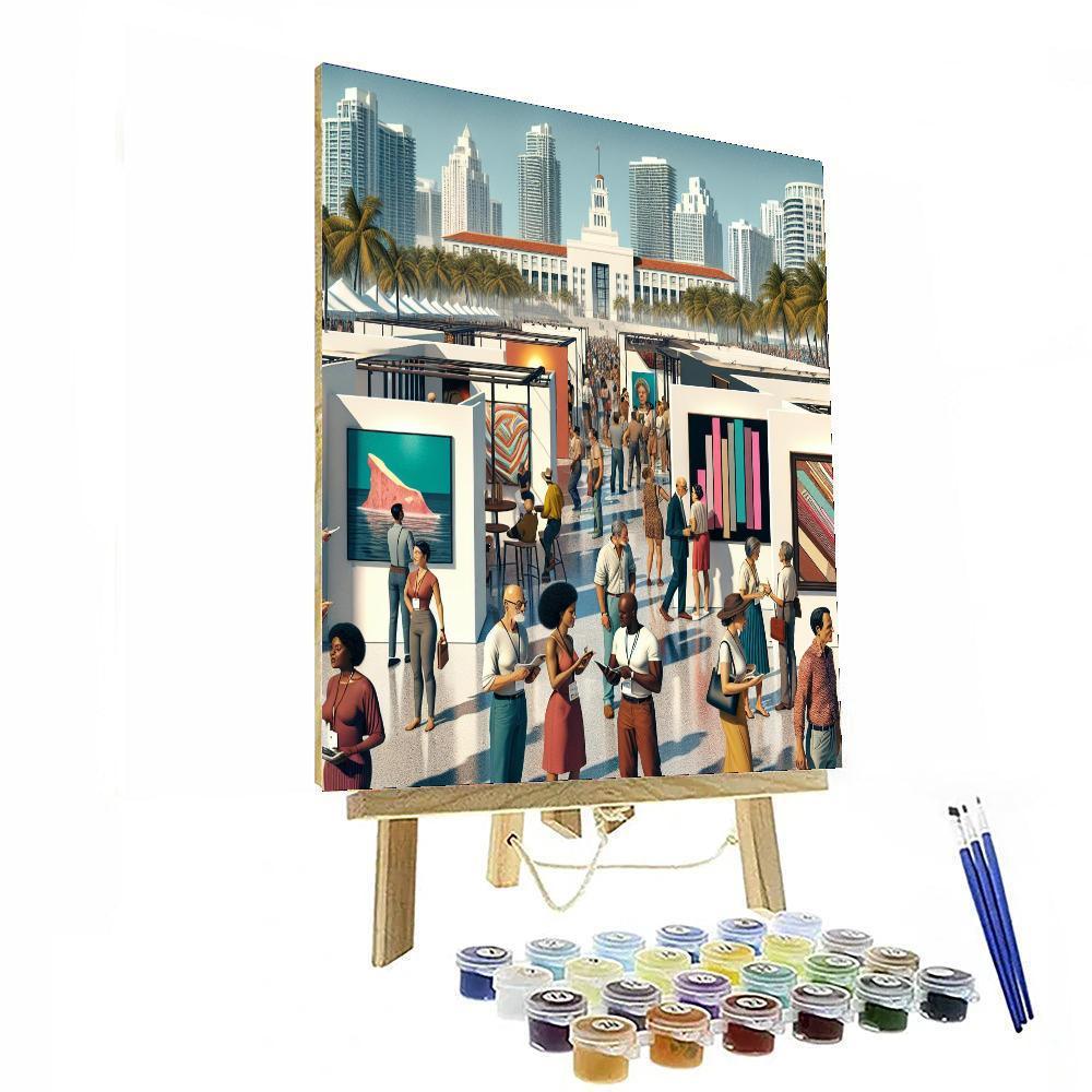 Art Basel - Miami Beach Painting By Numbers Kit