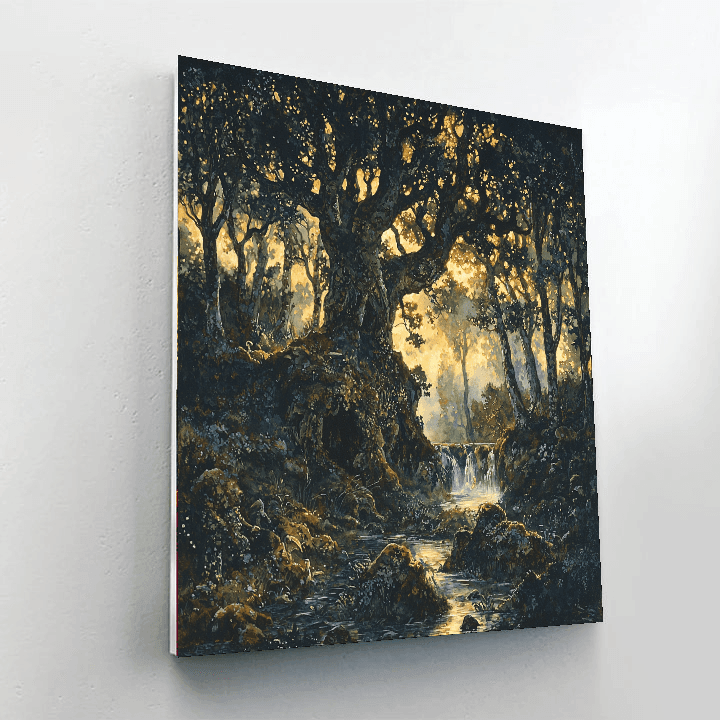 Arthur Rackham Inspired Enchanted Forest Fairytale - DIY Painting By Numbers Kit