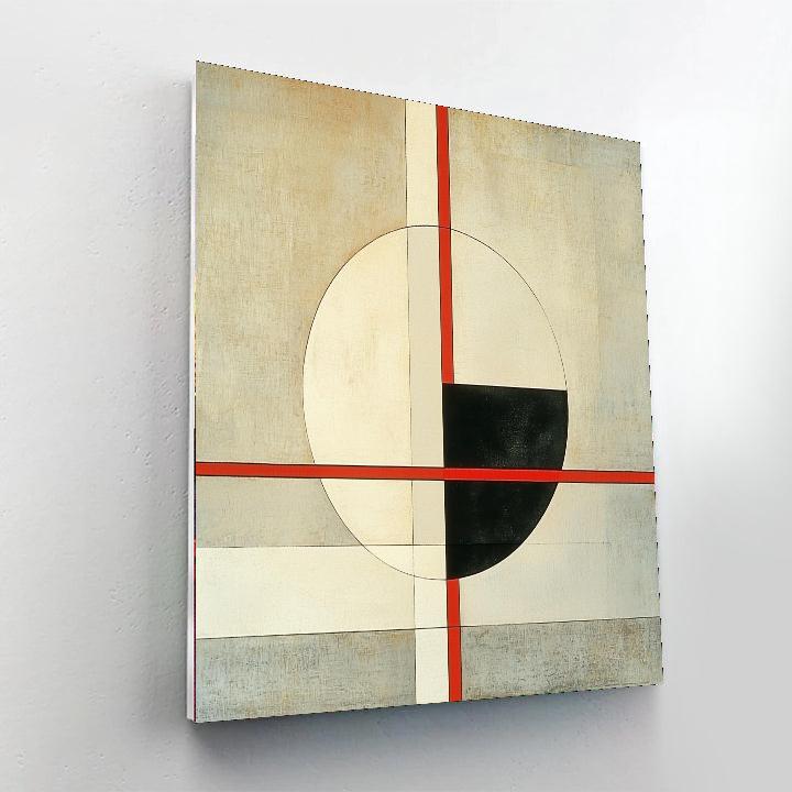 Kazimir Malevich Inspired Spatial Harmony  DIY Paint By Numbers