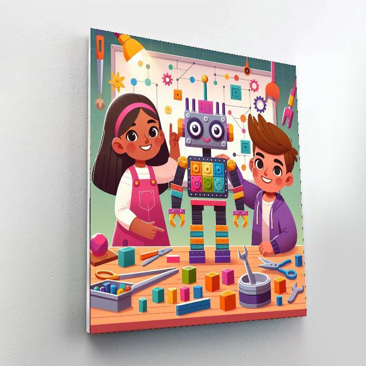 Innovative Robot Workshop Paint By Number